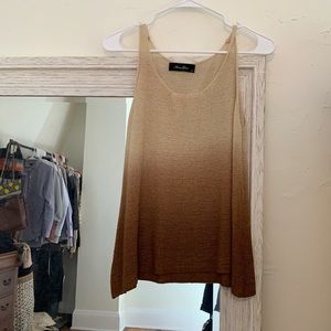Ombré-colored Knit Tank • Size S